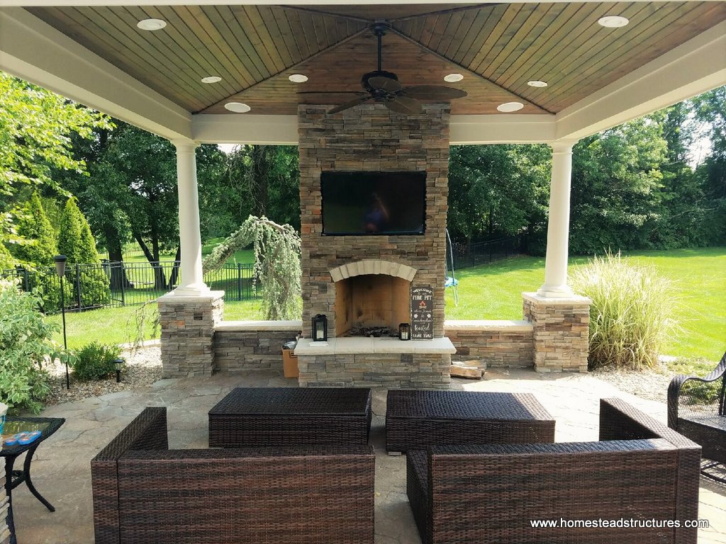 Outdoor Pool Pavilions Custom Vinyl & Timber Frame PA, NY, NJ, MD